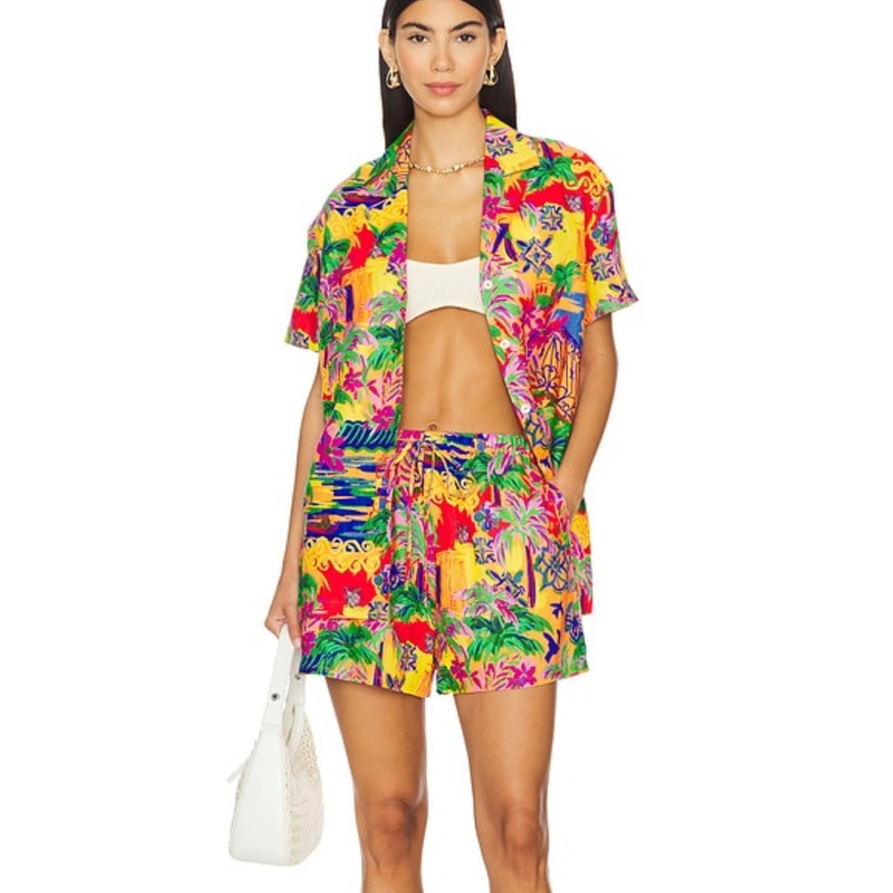 Lovers and friends two piece shirt and shorts